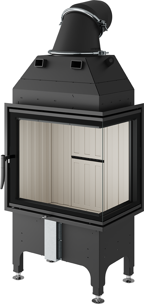 Spartherm Varia 2R-55 Ενεργειακό τζάκι γωνιακό